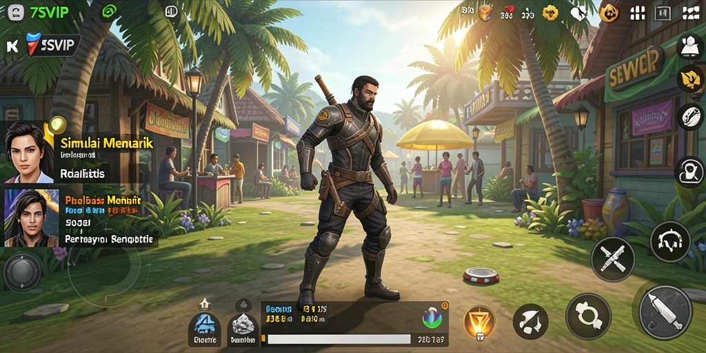 Gameplay menawan dalam 7SVIP yang memukau.