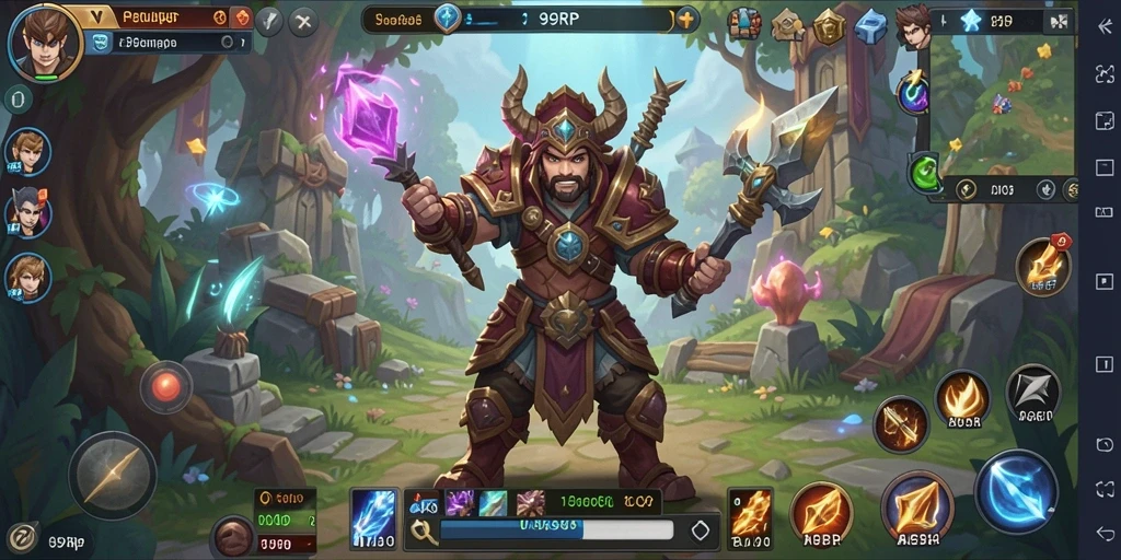Gameplay mendebarkan di dunia petualangan 99RP