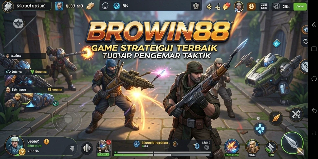 Tangkapan layar gameplay <strong>BROWIN88</strong> menampilkan strategi pertempuran yang mendebarkan.