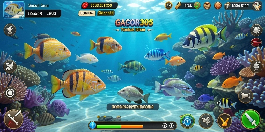 Tampilan gameplay GACOR305 yang seru dan penuh warna.