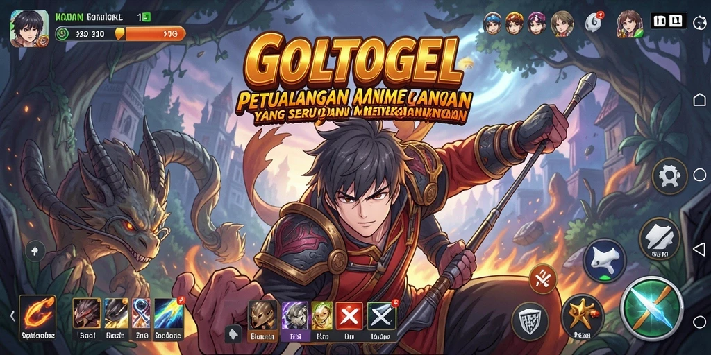 Tampilan bermain GOLTOGEL yang penuh aksi dan karakter menarik.