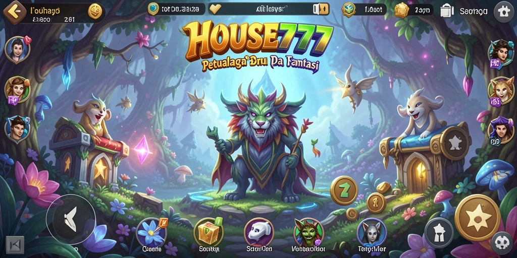 Screenshot gameplay HOUSE777 yang menampilkan petualangan seru.