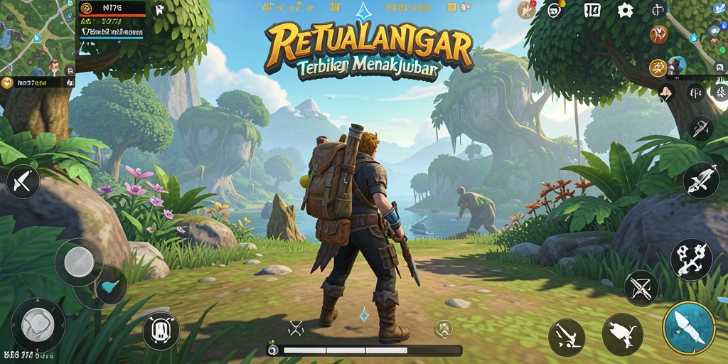 Screenshot gameplay MT777 menunjukkan petualangan Open World yang menarik.