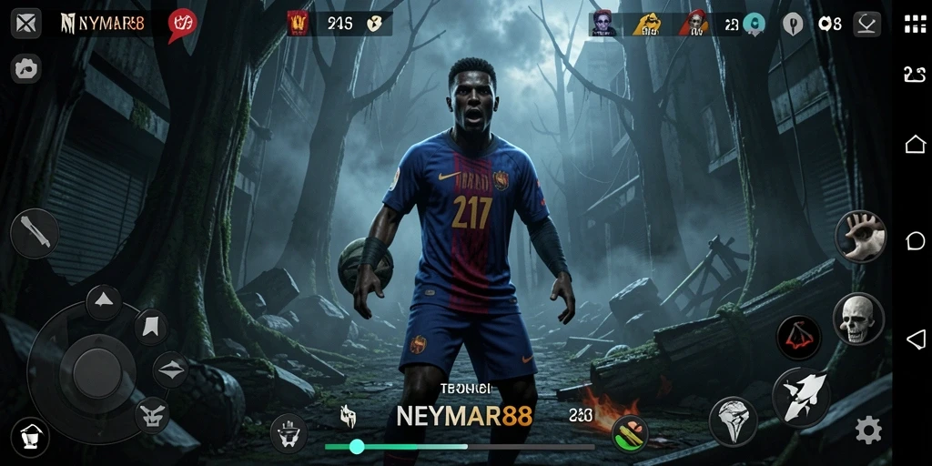 Tampilan gameplay menyeramkan yang membuat jantung berdegup kencang.