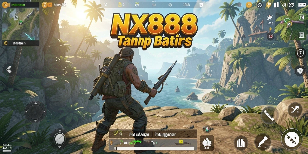 Tampilan gameplay Open World yang menakjubkan dan interaktif di NX888.