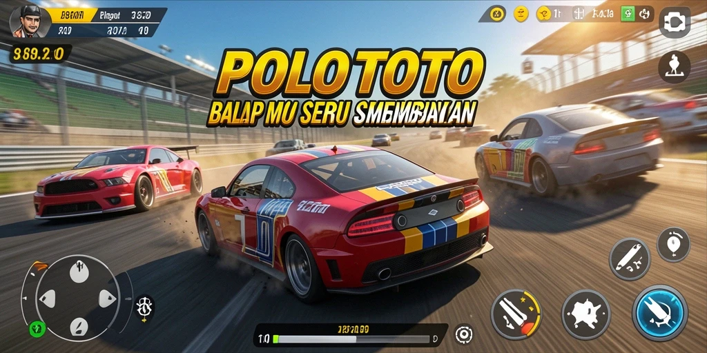Gameplay Racing yang intens dan seru di POLOTOTO.