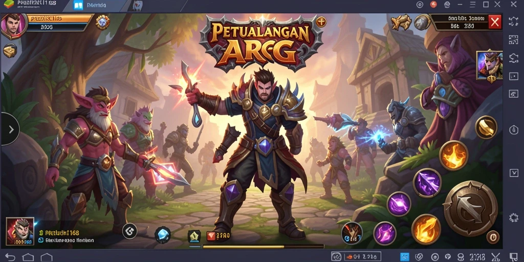 Screenshot PREDIKSI168 yang menampilkan aksi gameplay ARPG yang menegangkan.