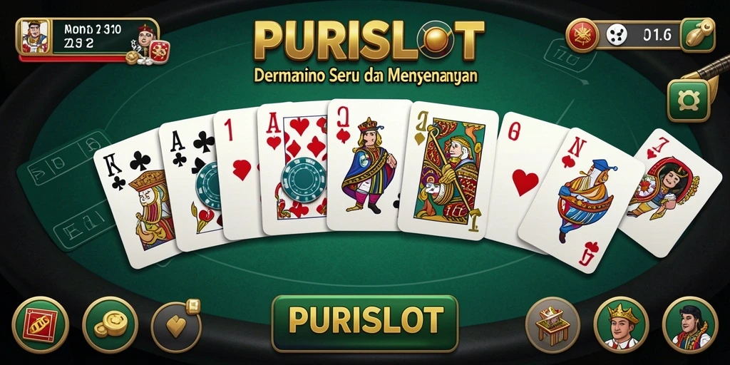 Tampilan gameplay seru dari PURISLOT yang menggugah semangat bermain.