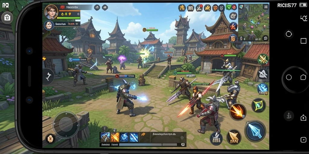 Tampilan gameplay RICIS77 yang menarik dan strategis.