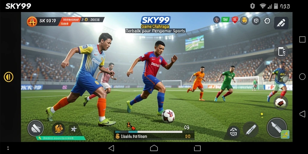 Gameplay <strong>SKY99</strong> yang menampilkan aksi olahraga seru dan mendebarkan.