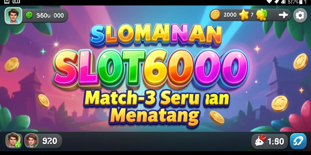 Tampilan gameplay seru dan tantangan Match-3 yang menarik.