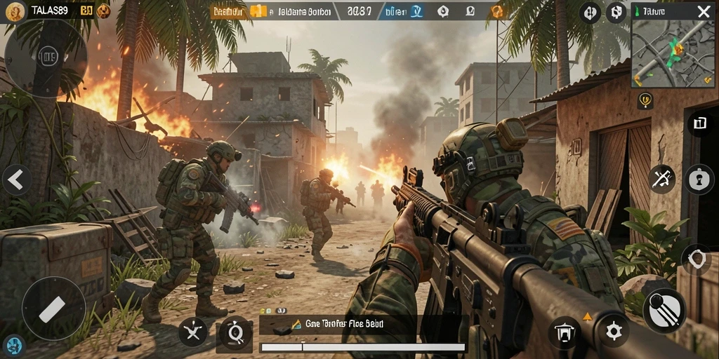 Tampilan gameplay seru dan mendebarkan dari TALAS89.