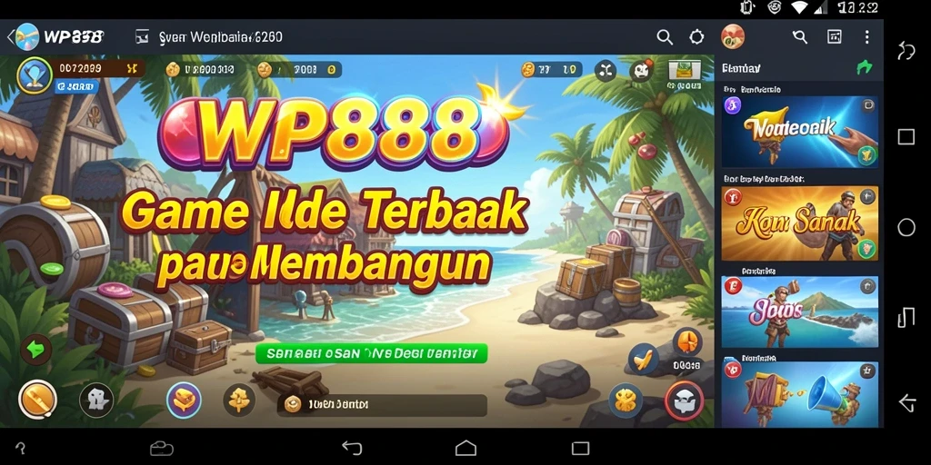 Tampilan menarik dari gameplay WP888 dengan elemen Idle yang seru.