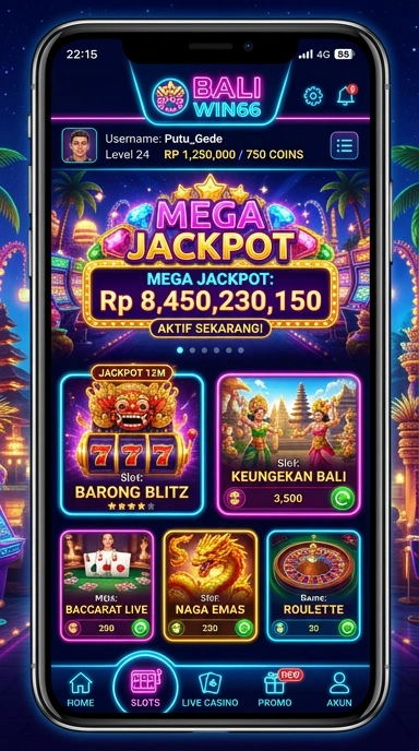 Tampilan antarmuka aplikasi baliwin66 yang ramah pengguna.